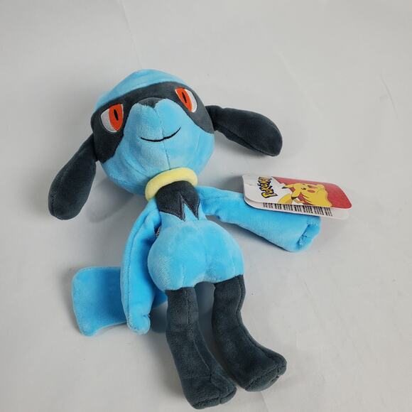 Pokémon Riolu Plush Blue 10" Stuffed Animal Collectable - Picture 2 of 8
